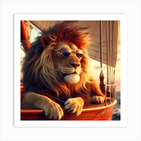 Majestic Lion Art Print