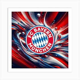 FC Bayern München Logo Wall Art 10 Art Print