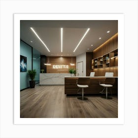 Office Reception Area Art Print