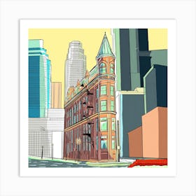 Building Urban Architecture Tower 1 Art Print