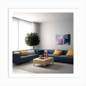 Modern Living Room3 Art Print