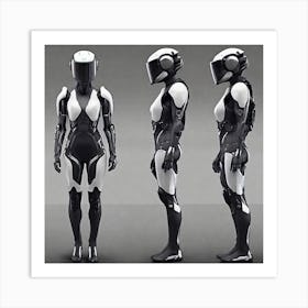 Futuristic Woman 81 Art Print