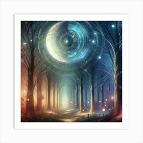 Moonlit Magic 12 Art Print