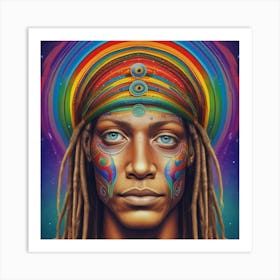 Rainbow Man Art Print