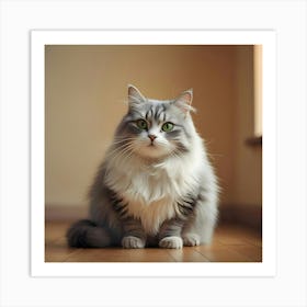 Portrait Of A Cat 4 Art Print