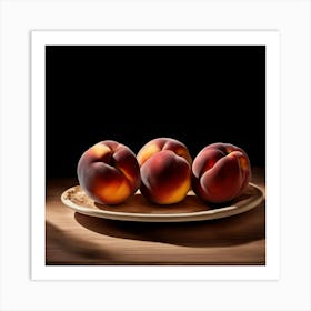 Ripe peaches 1 Art Print