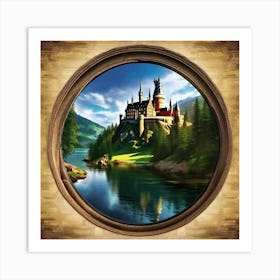Hogwarts Castle 30 Art Print