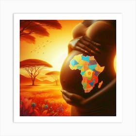 Mama africa Art Print