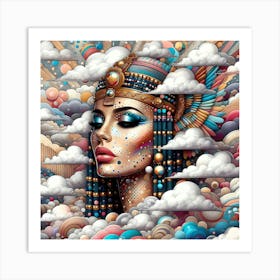 Cleopatra Portrait Artwork 155 Art Print