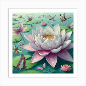 Lotus Flower 11 Art Print