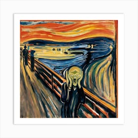 Edvard Muncthe scream Art Print