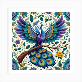 Peacock 2 Art Print