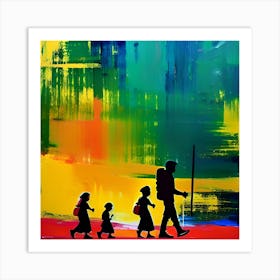 Refugees Art Print