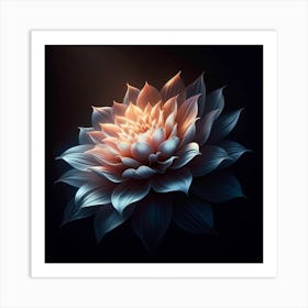 Dahlia Flower 10 Art Print