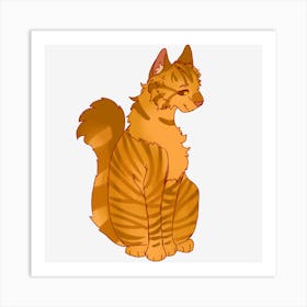 Orange Tabby Cat Art Print