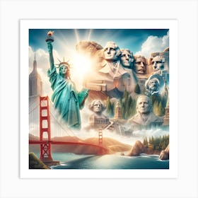 United States Of America Art Print