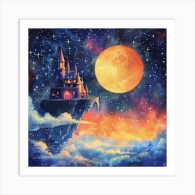 Castle In The Sky 10 Art Print