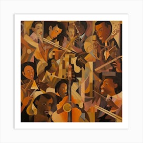 Jazz Musicians 5 Art Print