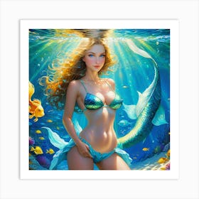 Mermaid jgf Art Print