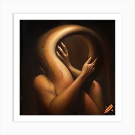 Mystery Sculpture Art Print