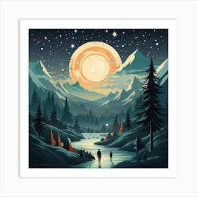 Night In The Woods 2 Art Print