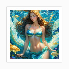 Mermaid 2 Art Print