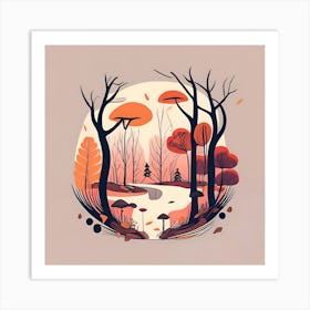 Autumn Forest Art Print