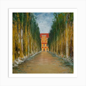 Allee At Schloss Kammer, Gustav Klimt 4 Art Print
