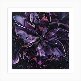 Purple Flower Art Print