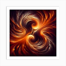 Intertwined Passion Art Print