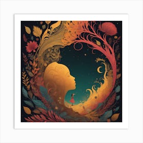 Night In The Garden Art Print