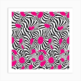 Zebra Print Art Print