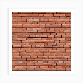 Brick Wall Texture 3 Art Print