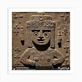 Tiwanaku woman Art Print