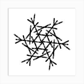 Snowflake 52 Art Print