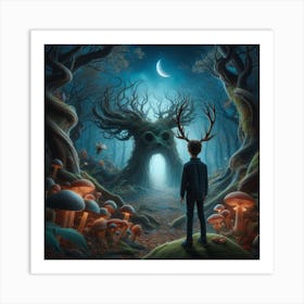 Dark Forest Art Print