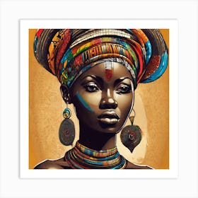 African Woman Art Print