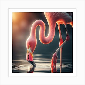 Flamingo Art Print