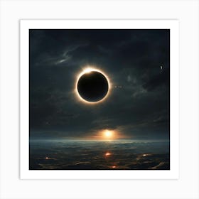 Default Total Clipse 1 (1) (1) Art Print