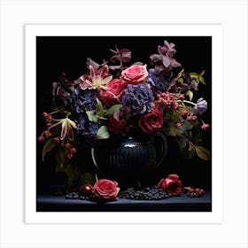 Vase Of Flowers Art Print