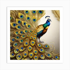 Peacock 2 Art Print