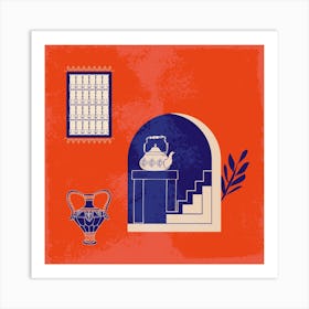 Egyptian Interior House Art Print Art Print