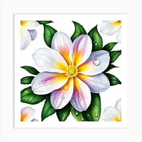 Hawaiian Flower Art Print