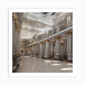 Interior Of The Russian Parliament Art Print