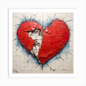 Broken Heart Art Print