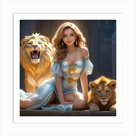 Lion King 7 Art Print