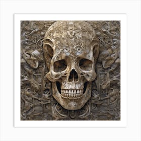 Skull Art Print