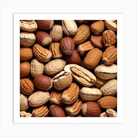 Nuts And Seeds 3 Art Print