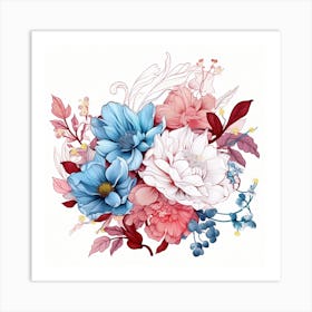 Floral Bouquet 9 Art Print