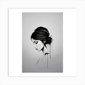 Portrait Of A Woman Art Print